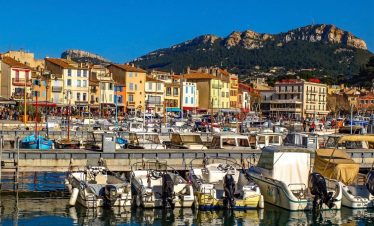 The old harbour at Cassis Provence
