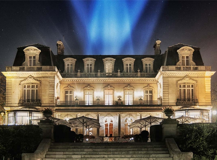 Hotel chateau Crayeres in Reims