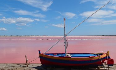 The salt pans near Gruissan Languedoc