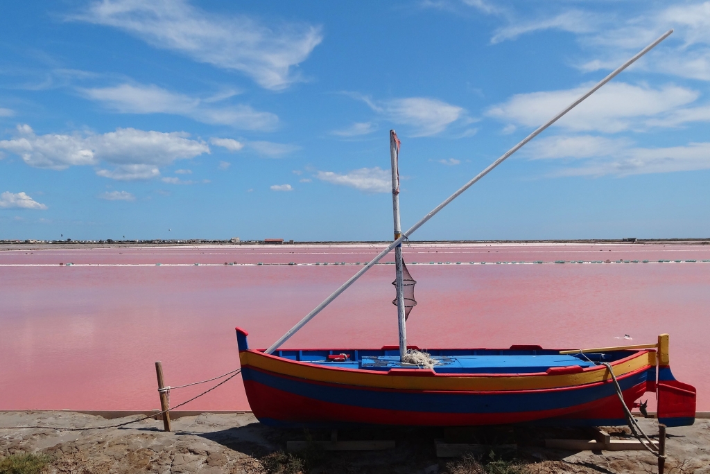The salt pans near Gruissan Languedoc