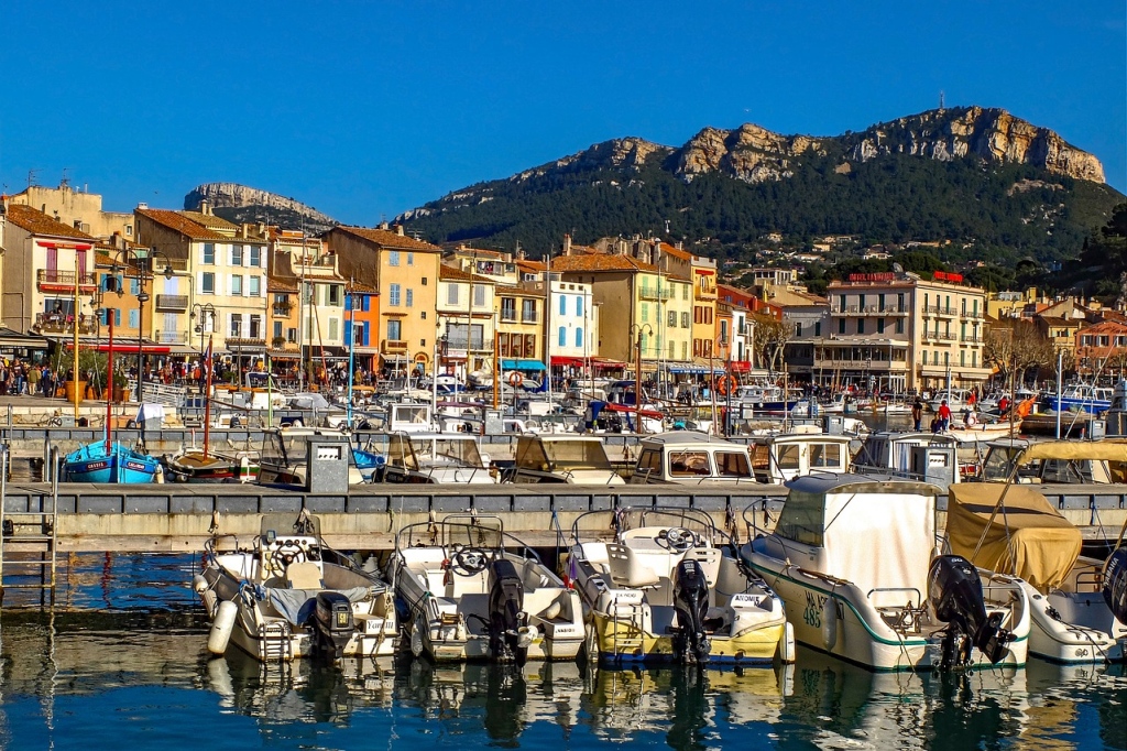 A picturesque port in the south of France