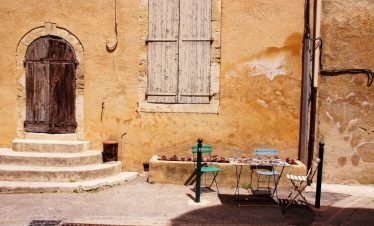 Provence pavement scene