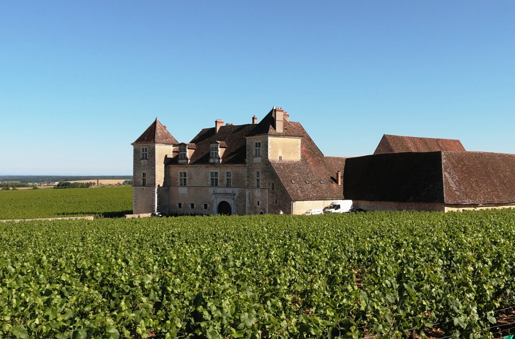 The clos de vougeot estate in Burgundy