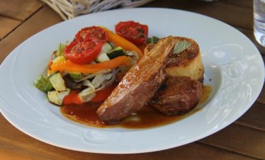 Duck cooked in Languedoc cookery class