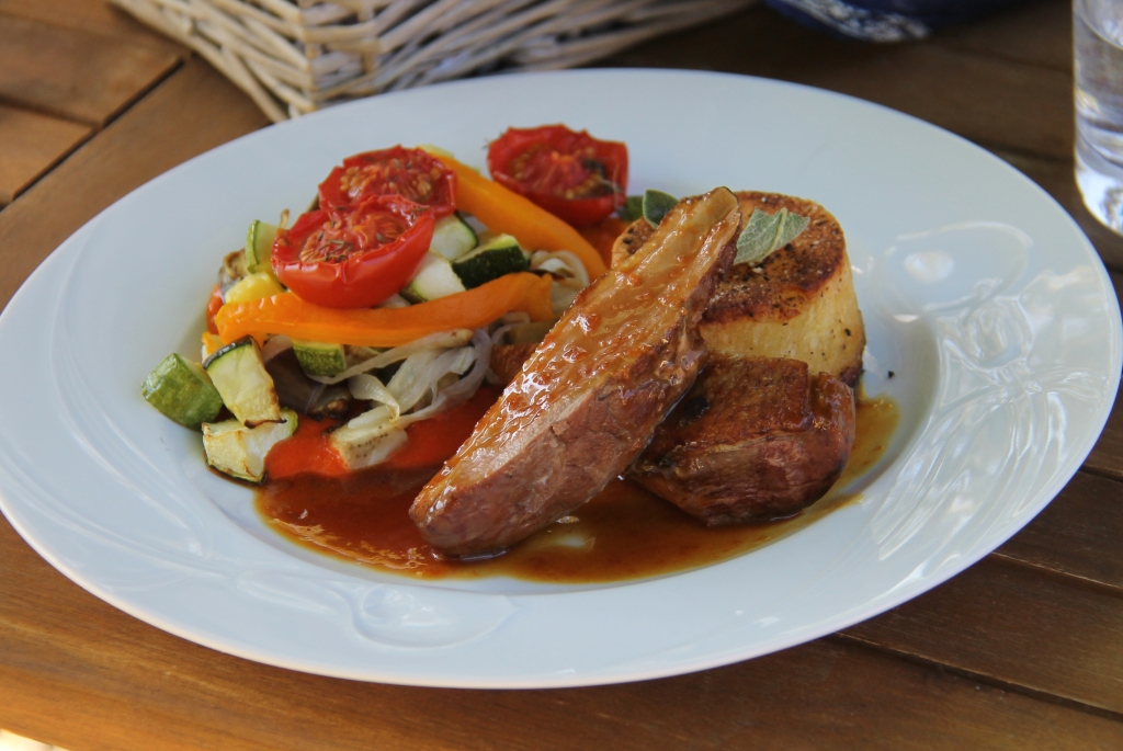 Duck cooked in Languedoc cookery class