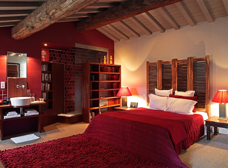 A room in a boutique hotel in Provence