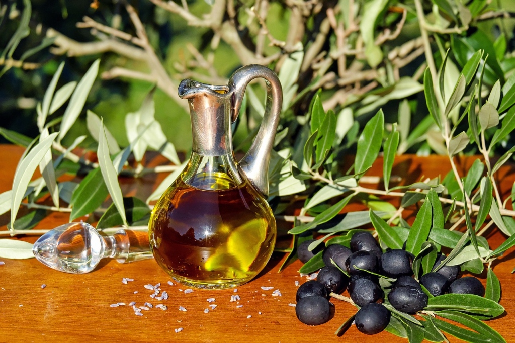 Olives and olive oil produced in south of France