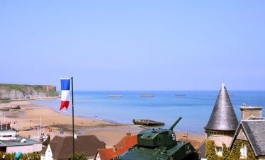 Arromanches beach panorama