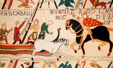 Bayeux tapestry replica historic Normandy