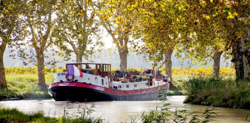 Luxury hotel barge cruise Canal du Midi