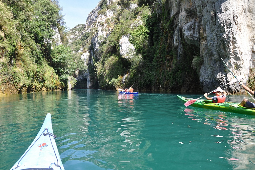 Canoeing on the Verdon River in Provence