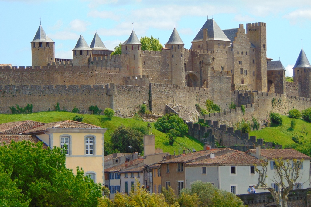 Carcassonne cite Cathar castle