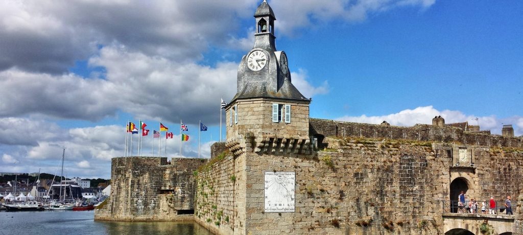 Concarneau in Brittany NW France