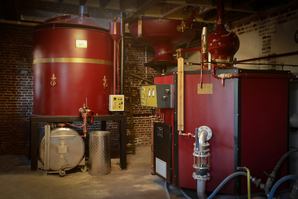 New alambic at Domaine Dupont