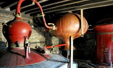 Traditional alambic at Domaine Dupont