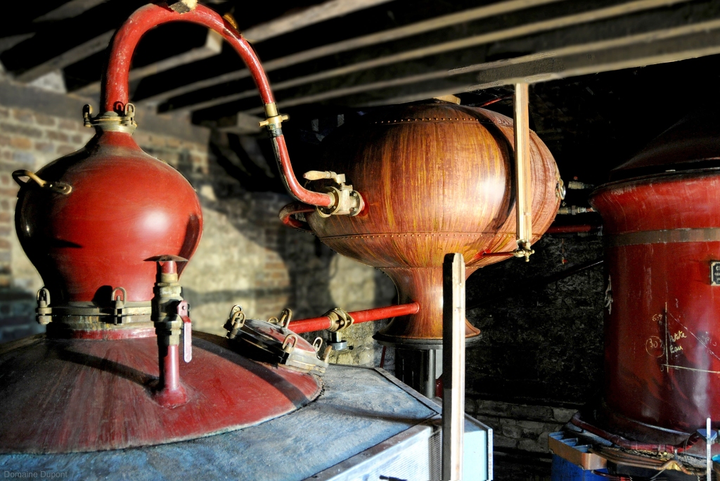 Traditional alambic at Domaine Dupont