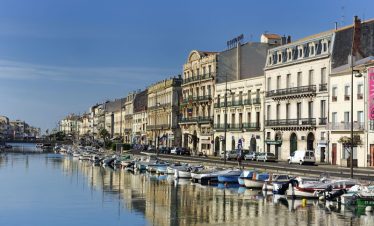 Canal and quais in Sète