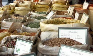 Spices at market