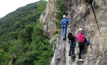 Via ferrata in the Pyrenees