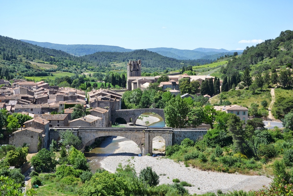 The village of Lagrasse in Languedoc
