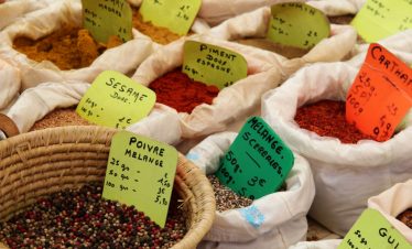 Spices at market