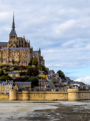 Mont Saint Michel on in Normandy