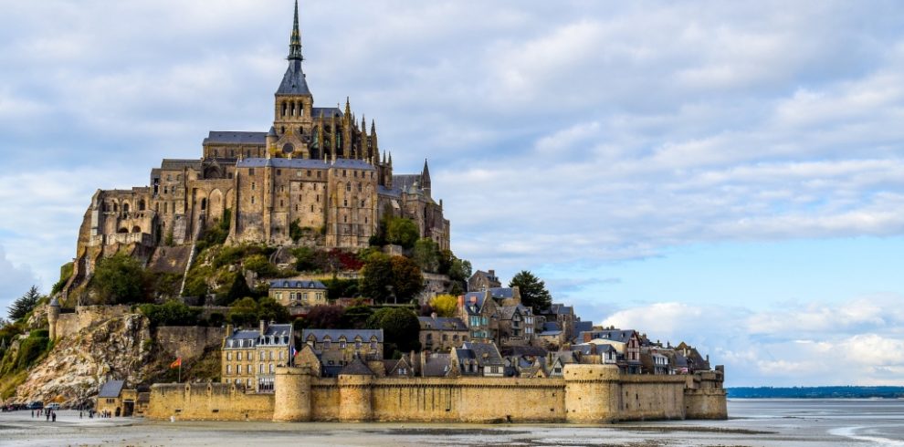 Mont Saint Michel on in Normandy