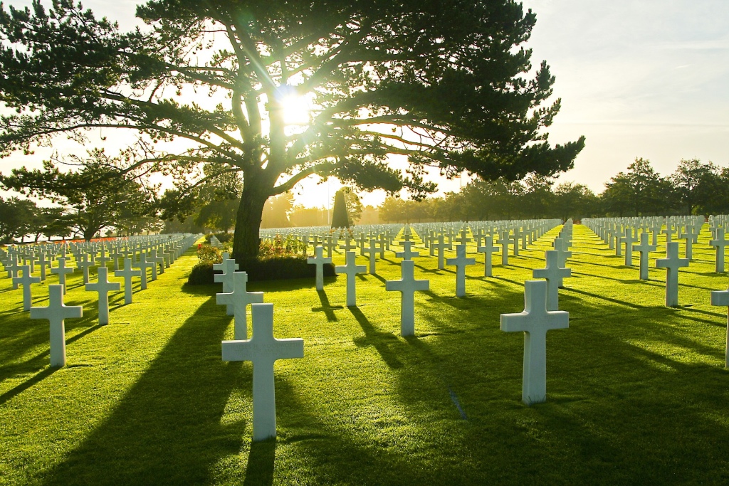 Omaha Beach cemetery