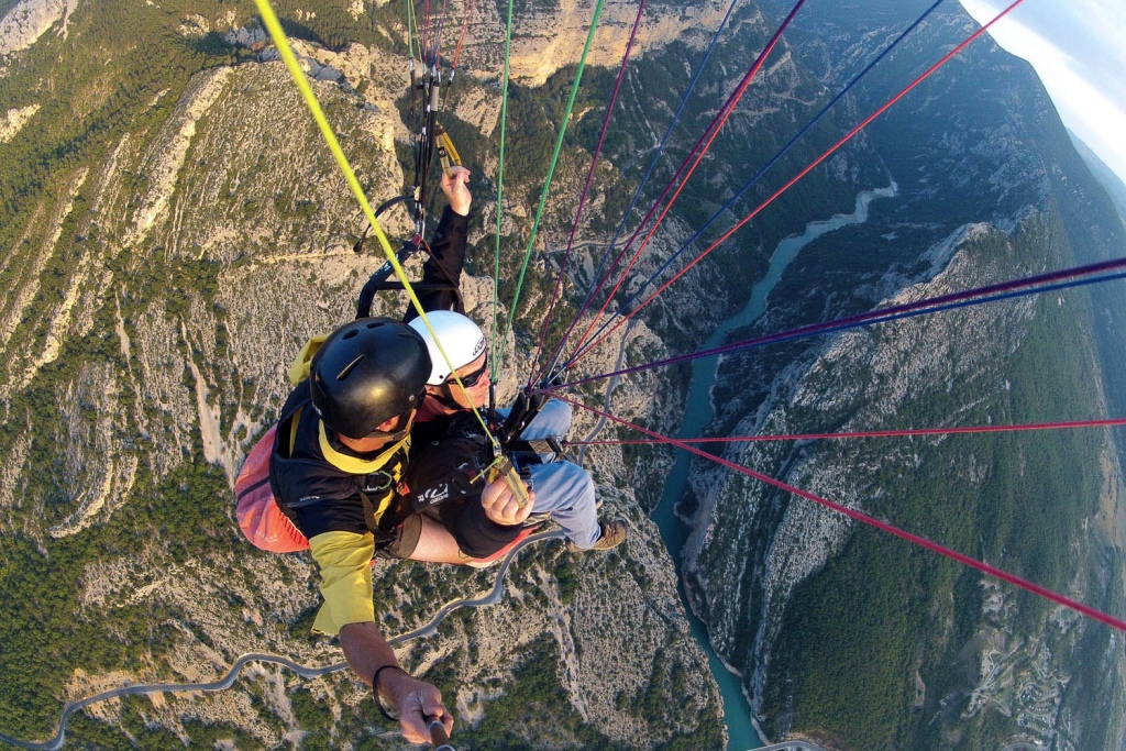 Paragliding experience Verdon
