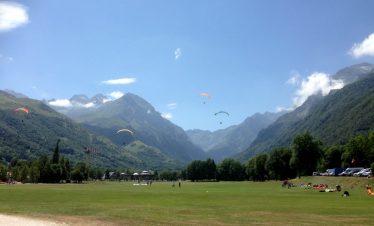 Paragliding in the Pyrenees