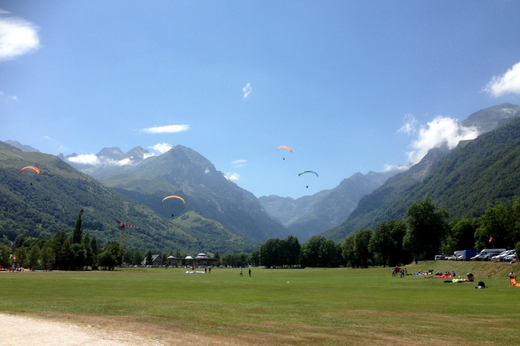 Paragliding in the Pyrenees