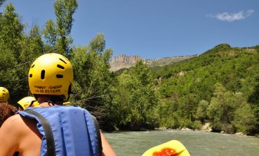 Rafting in the summer in Verdon