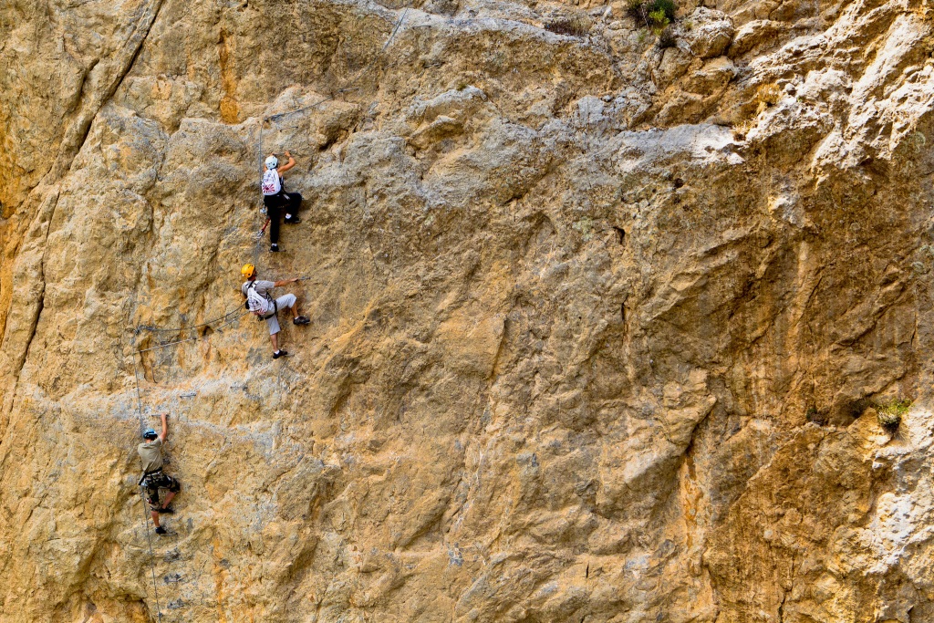 Via Ferrata in Verdon Gorge