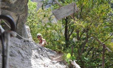 Via Ferrata climb Verdon area
