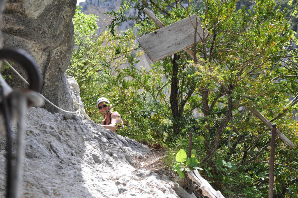 Via Ferrata climb Verdon area