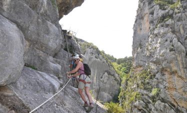 Via Ferrata climbing group