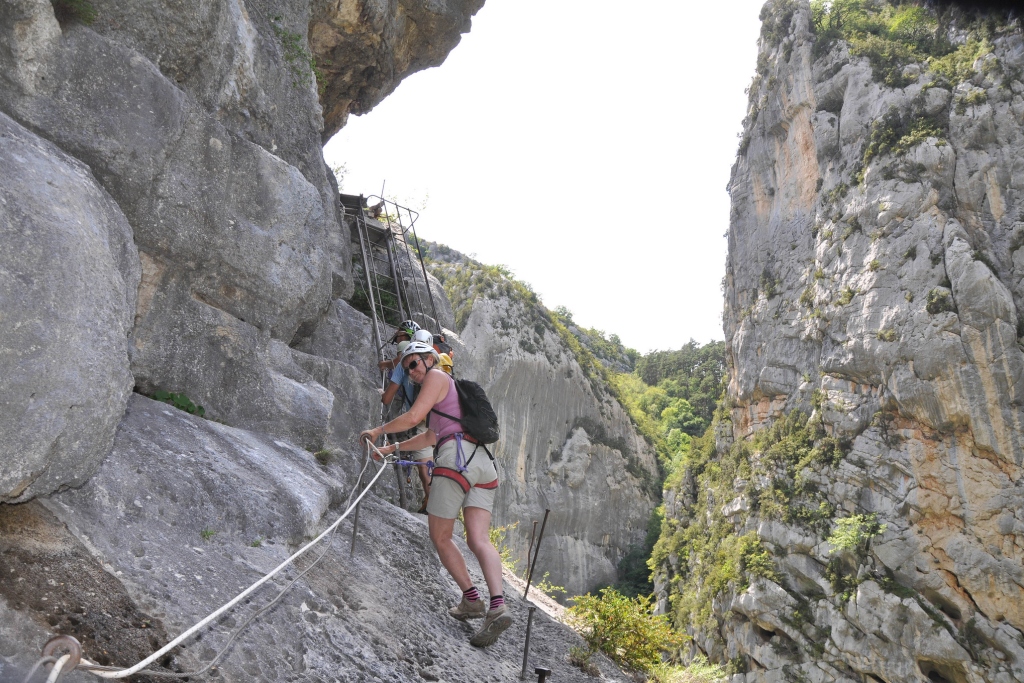 Via Ferrata climbing group