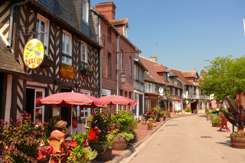 Historic Beuvron-en-Auge in Calvados Normandy