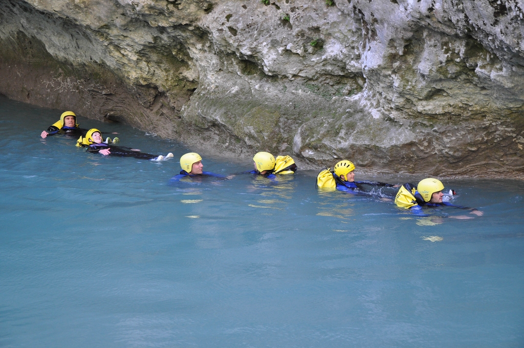 River fun in the Verdon Gorge