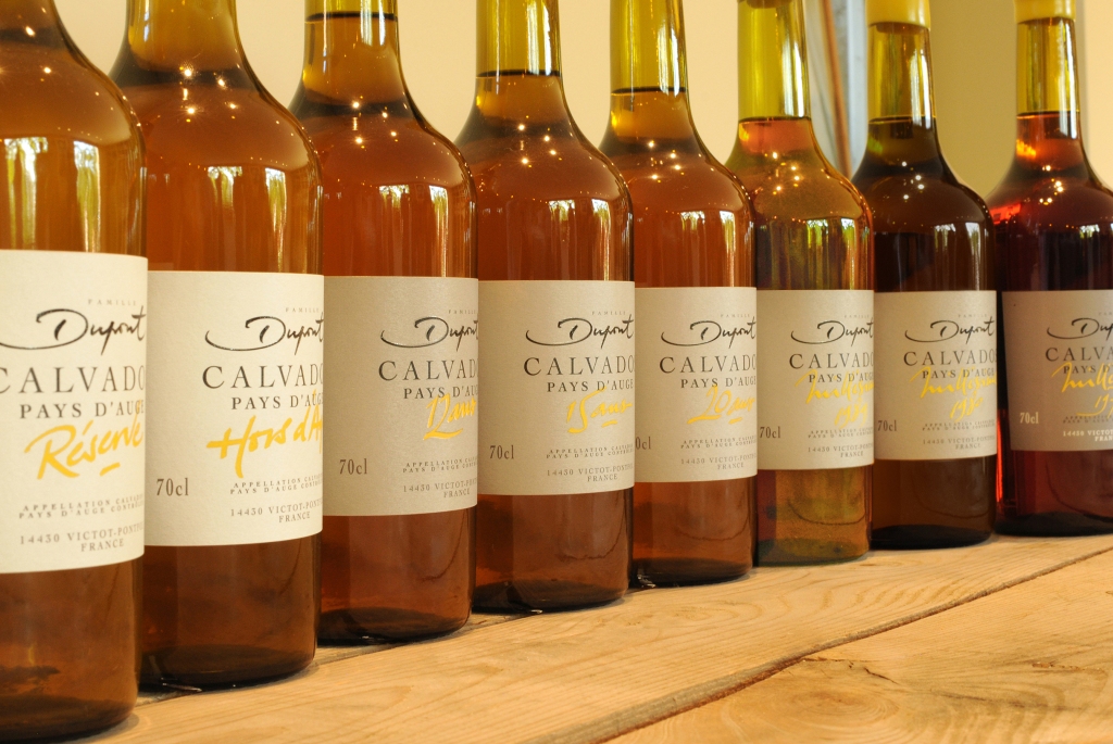 Calvados produced at Domaine Dupont
