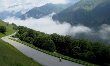 Road cycling in the Pyrenees
