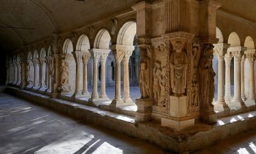 St Trophime cloisters in historic Arles