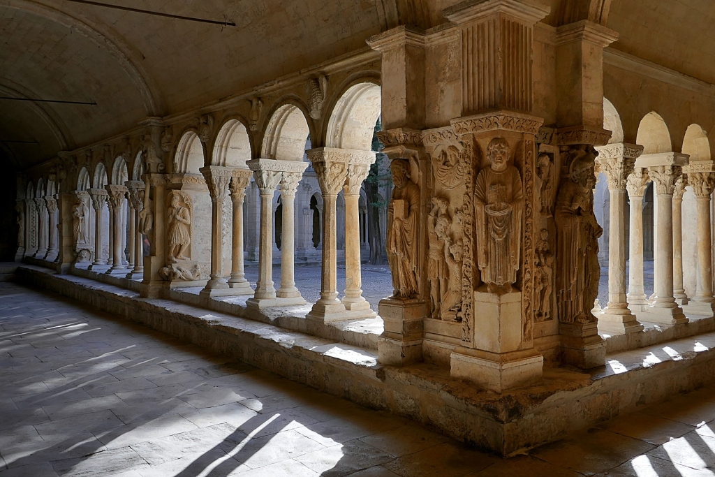 St Trophime cloisters in historic Arles
