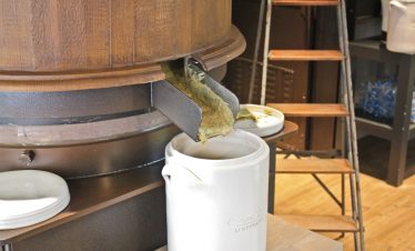 Making Dijon mustard in Burgundy