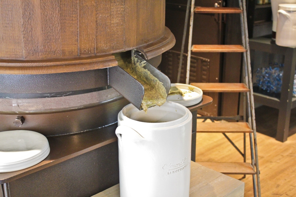 Making Dijon mustard in Burgundy