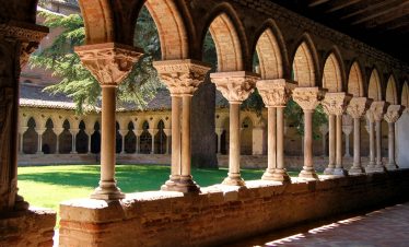 Visit the cloisters of Moissac abbey