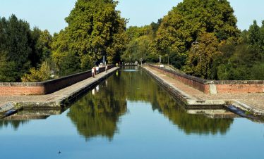 River cruising Agen in Gascony SW France