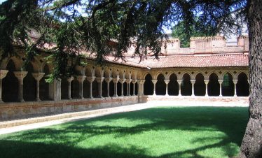Moissac abbey in Gascony France