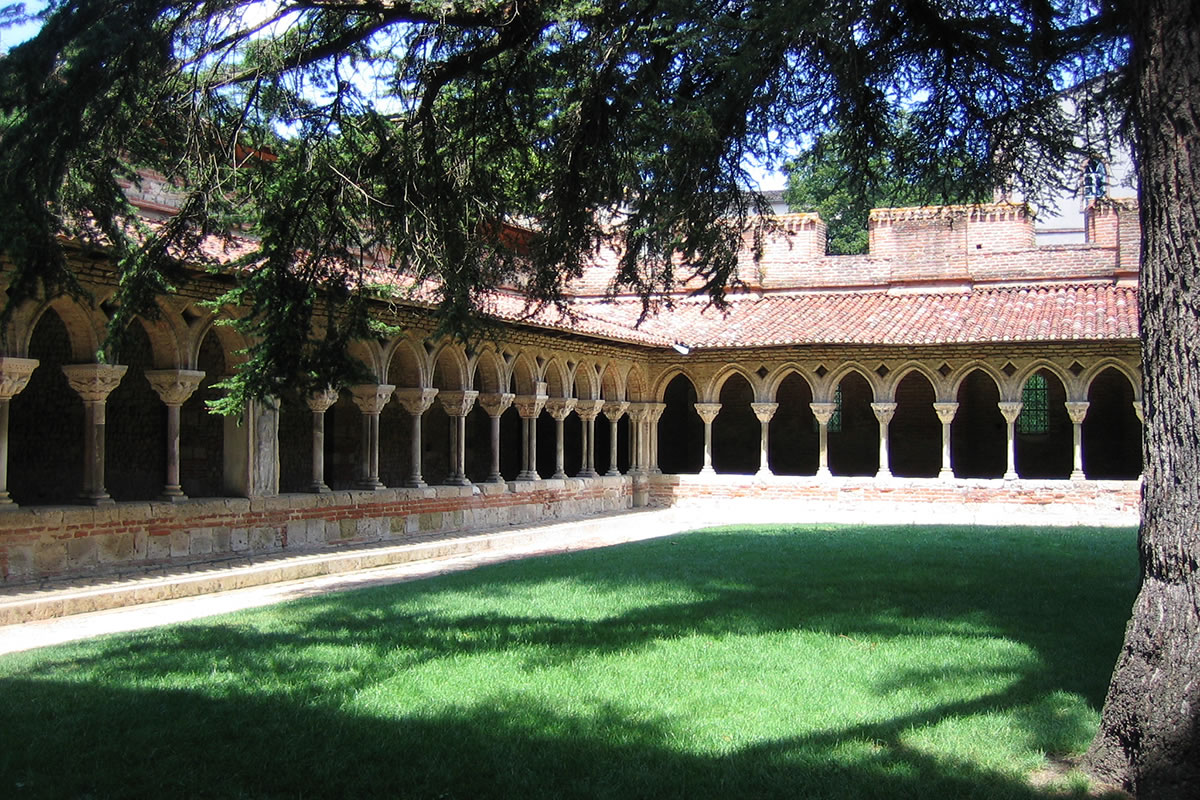 Moissac abbey in Gascony France