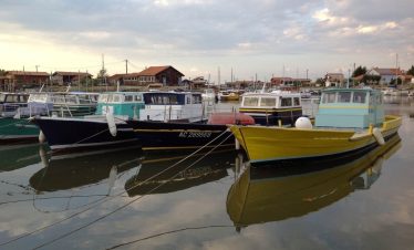Fishing boats in the Arcachon Bay